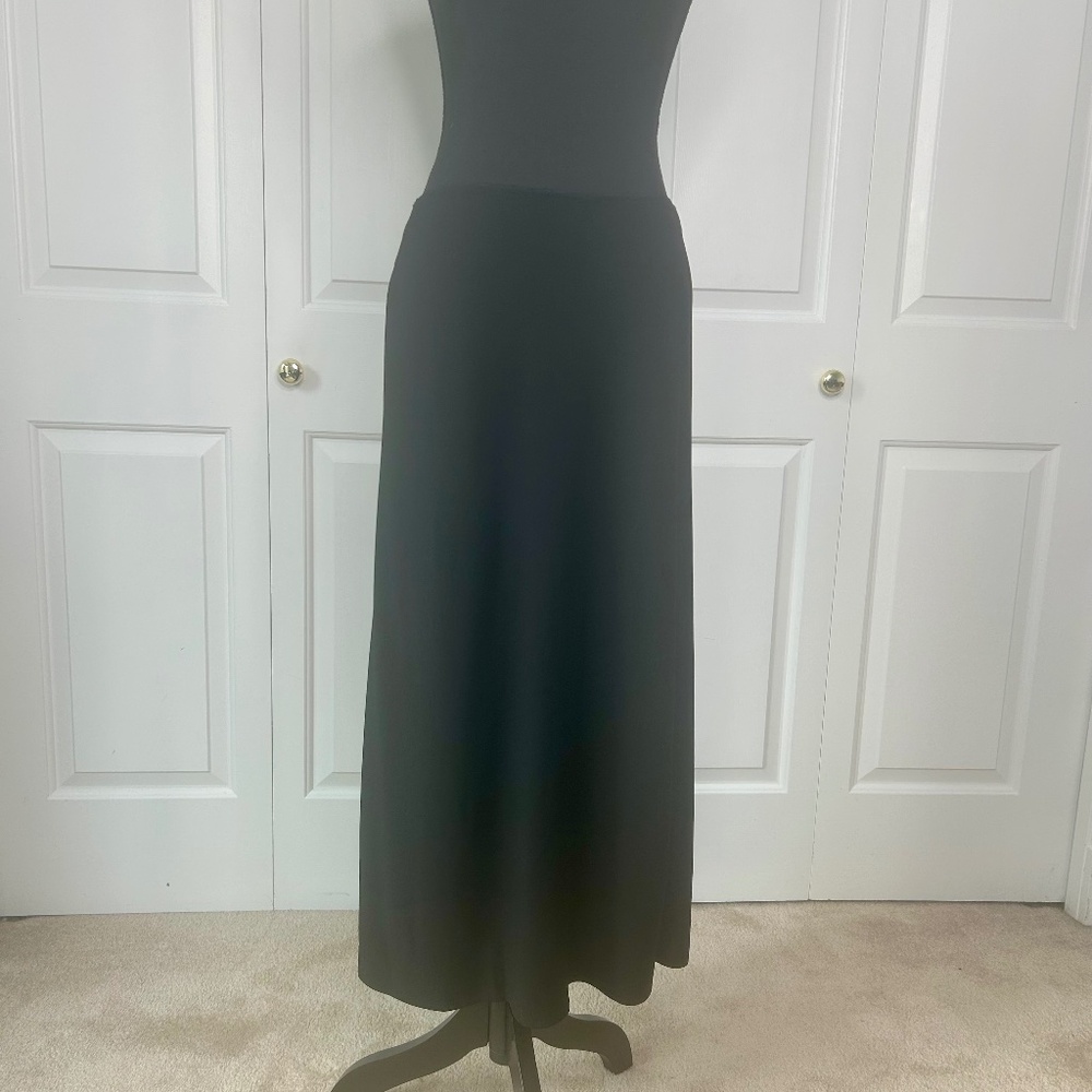 Blu’s Long Black Jersey Skirt from Size M